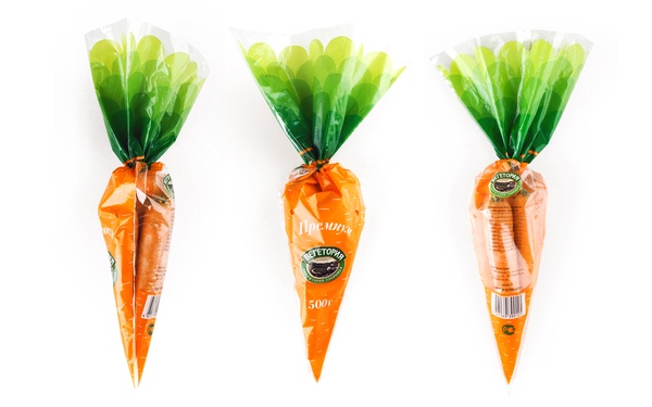 creative packaging for carrots
